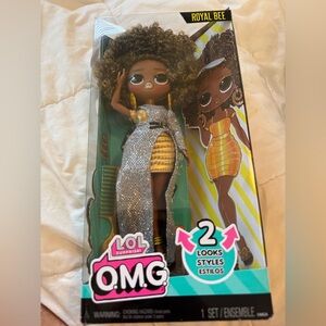 LOL Surprise OMG Doll in Gold and Silver Outfit